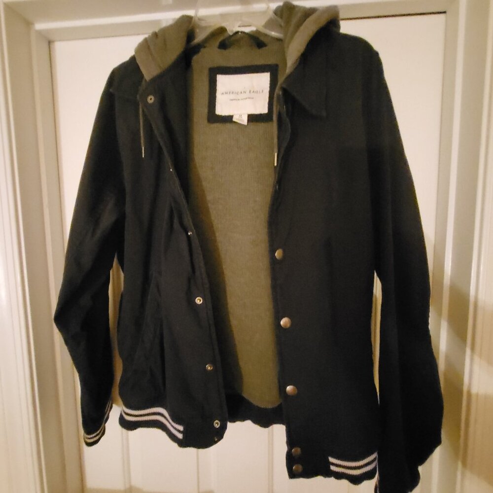 American Eagle Outfitters Premium Outerwear Mens Hooded Jacket Size M